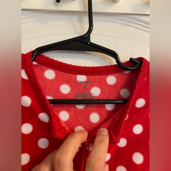 Carter’s Footed Fleece Sleepers Pajamas Size 5T - Picture 3 of 3